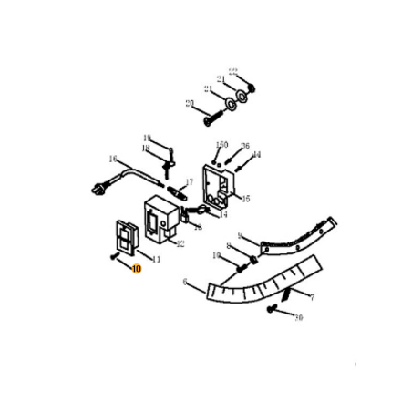 Tornillo M4X20 para F36522B FOX