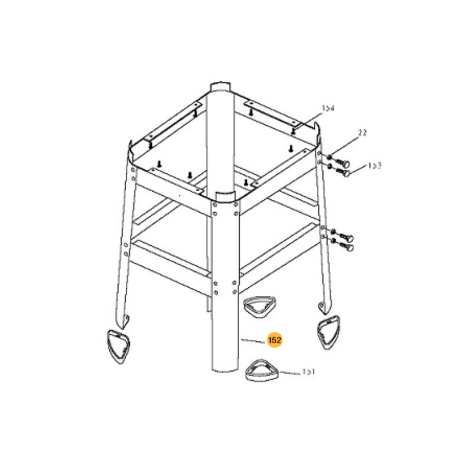 Pata Individual para F36522B FOX