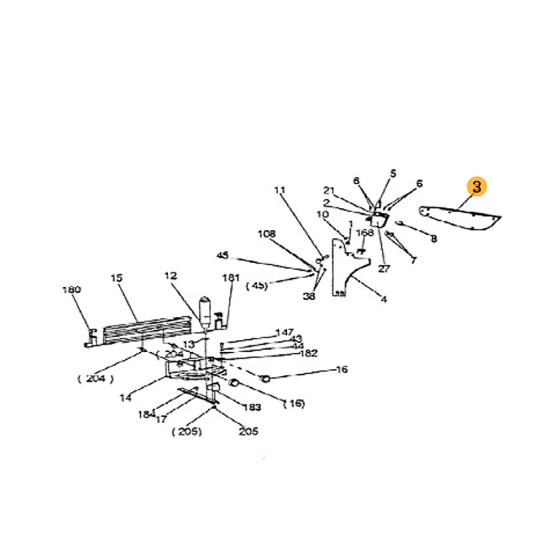 FOX Upper Disk Guard for F36527C FOX Upper Disk Guard for F36527C