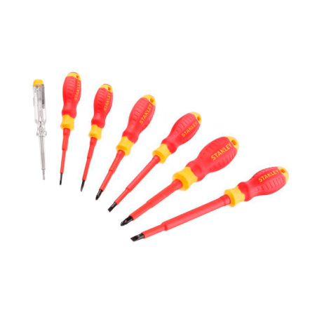 CONJ. DE 7 CHAVES DE FENDAS CUSHION GRIP