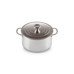 Steel Deep Casserole with Lid 24cm - Signature