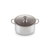 Steel Deep Casserole with Lid 24cm - Signature