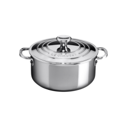 Low Stock Pot with Lid 3-Ply Plus 24cm - Signature