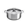 Low Stock Pot with Lid 3-Ply Plus 24cm - Signature