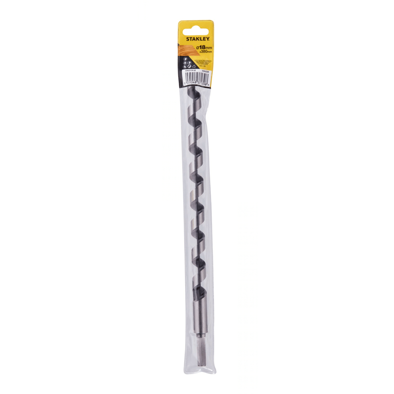 Broca Helicoidal de Aço ao Carbono para Madeira ø 18x400mm STANLEY