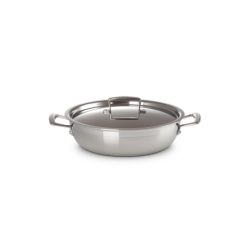 3-ply Shallow Casserole with Lid 30cm - Signature