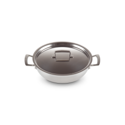 3-ply Shallow Casserole with Lid 30cm - Signature