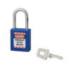 Candado ABS con Arco Acero Azul 40x6x38mm THIRARD