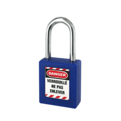 Cadeado 38mm em Aço Inox 38mm Azul THIRARD
