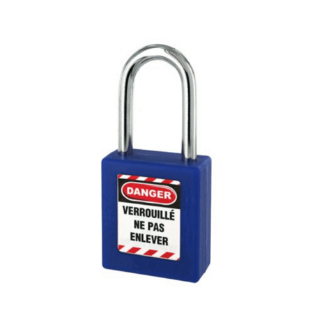 Cadeado 38mm em Aço Inox 38mm Azul THIRARD
