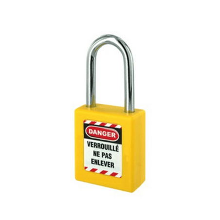 Cadeado 38mm em Aço Inox 38mm Amarelo THIRARD