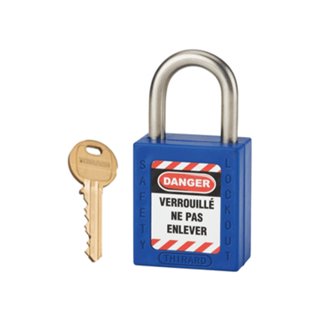 THIRARD Lock 38mm Stainless Steel 38mm Blue