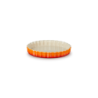 Stoneware Fluted Flan Dish 24cm Volcanic - Heritage