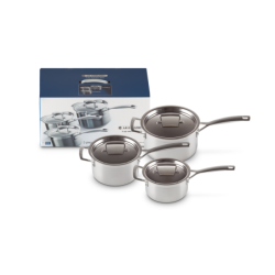 Set de 3 Tachos Aço Inoxidável - Classic