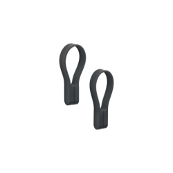 Set of 2 Towel Strap/Magnet Black - Loop Magnet