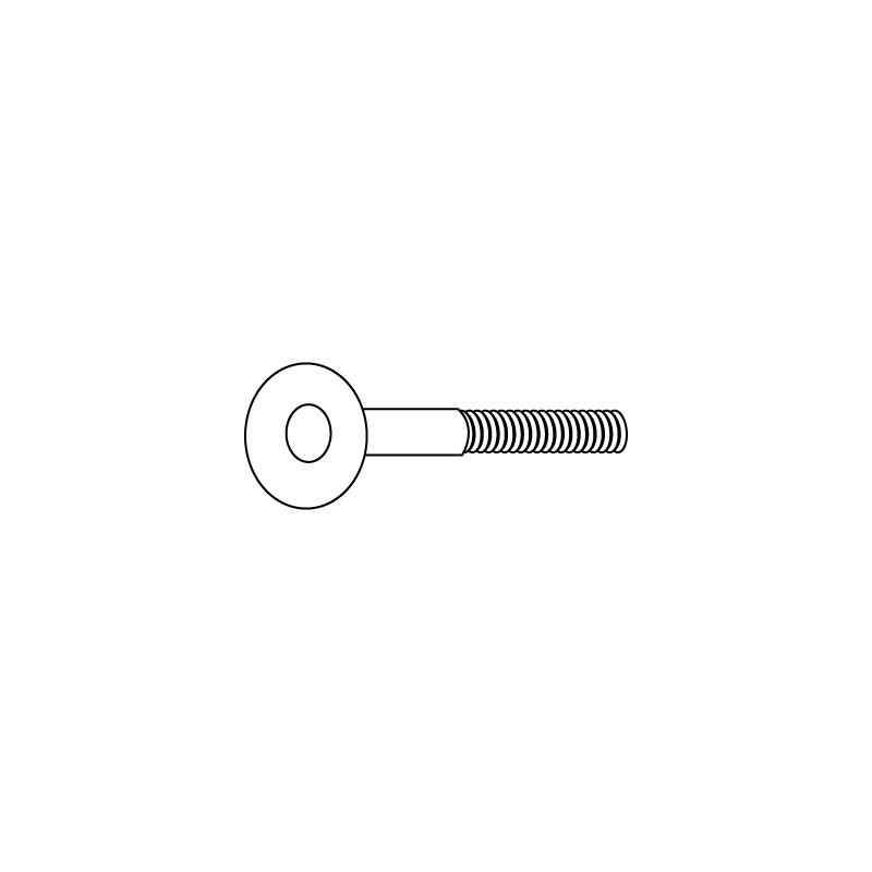 Olhal Estampado a Frio LV 031 M10X76 A2 Inox Passivado CHEMITOOL FASTENERS