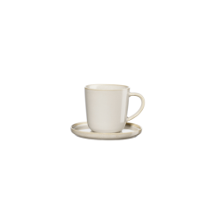 Chávena para Expresso com Pires 80ml - Coppa Tofu