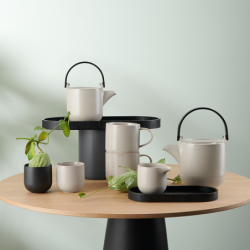 Teapot Wooden Handle 600ml - Coppa Tofu