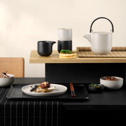 Teapot Wooden Handle 600ml - Coppa Tofu