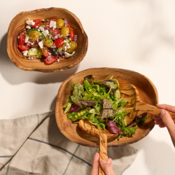 Cubiertos para Ensalada 26cm - Olive Wood