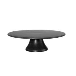 Plato de Tarta Negro 29cm - Grande Nero