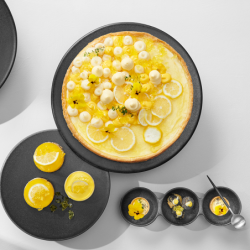 Cake Plate Black 35cm - Grande Nero