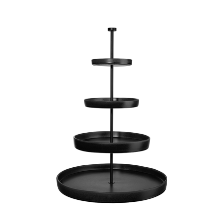 Etagere 4 Níveis Preto 61cm - Grande Nero