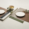 Mantel Individual 46x33cm Madera - Structured Optic