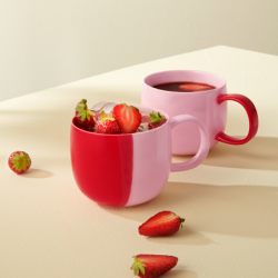 Caneca Batido de Morango 400ml - Joy