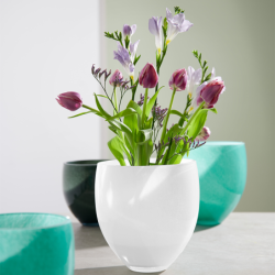 Florero 19cm Pérola - Oliveira