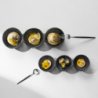 3 Section Bowl Black 26cm - Grande Nero