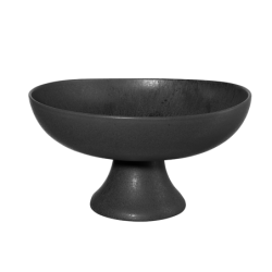 Fruteira com Pé Preto 33cm - Grande Nero