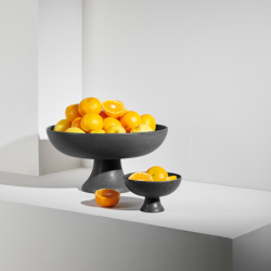 Fruteira com Pé Preto 33cm - Grande Nero