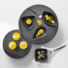 Bowl Triangle Black 11cm - Grande Nero