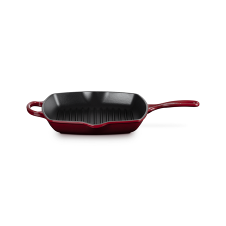 Cast Iron Square Grillit 26cm Garnet - Signature