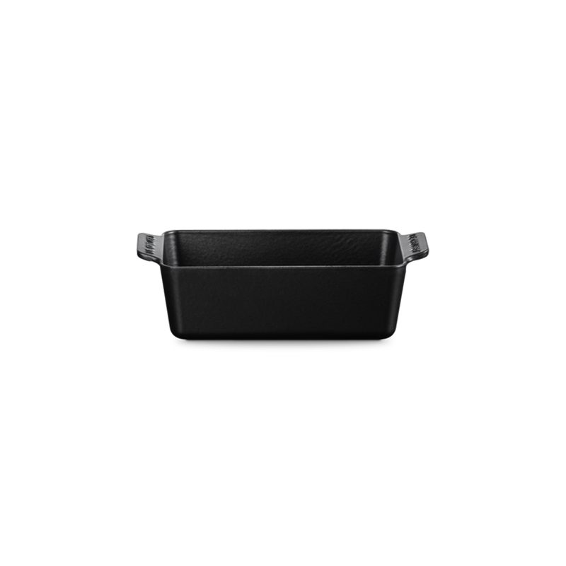 Bandeja Horno Rectangular Negro Mate 23cm