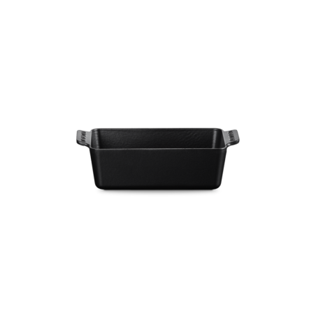 Bandeja Horno Rectangular Negro Mate 23cm