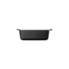 Bandeja Horno Rectangular Negro Mate 23cm