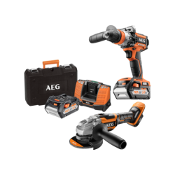 JP18A2LI-502B Taladro Combinado + Amoladora Angular AEG