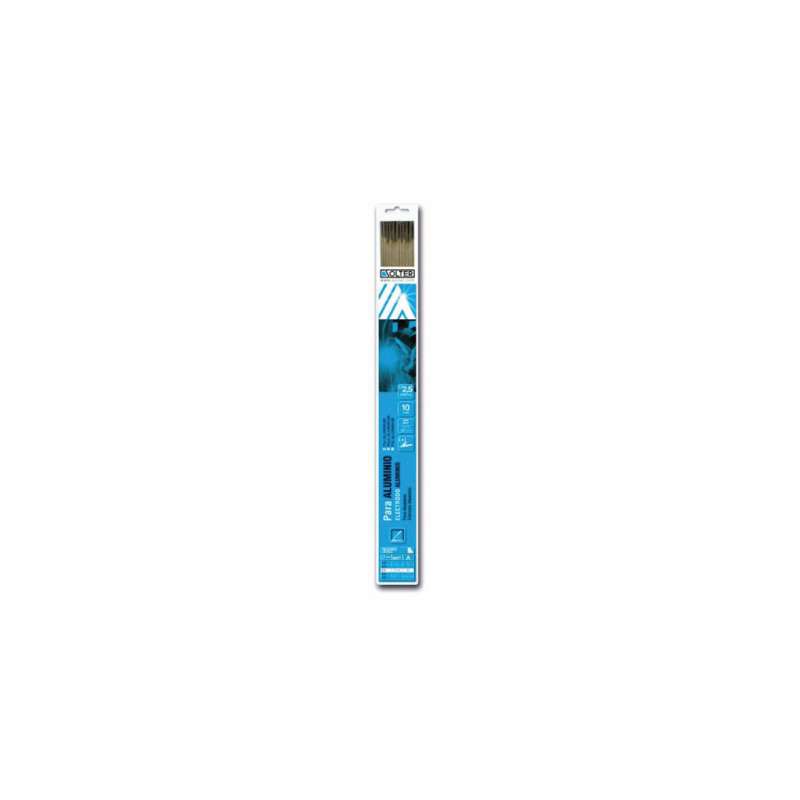 Electrodo para Aluminio 2,5 x 350 mm 10 Un. Solter Electrodo para Aluminio 2,5 x 350 mm 10 Un. Solter