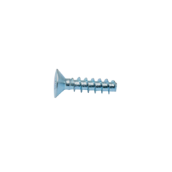 Plastic screw 5.0 x 20 blue galvanised