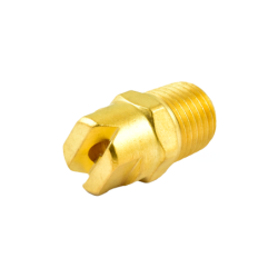 Flat jet nozzle 30° 1/4" MEG brass
