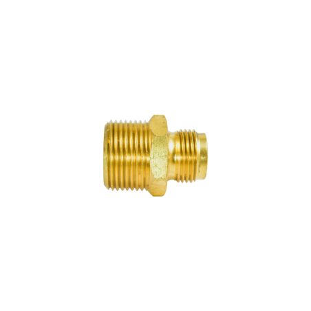 Nipple 3/8" male auf M22 male
