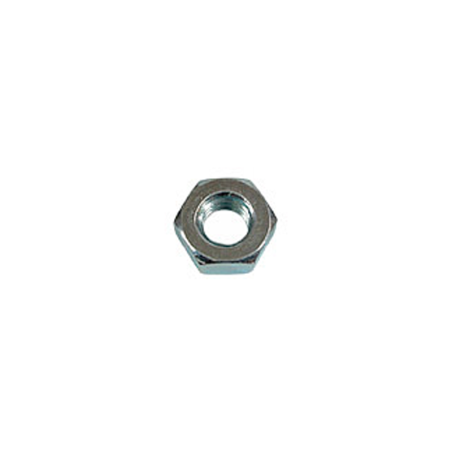 Nut M 8 x 1 white galvanised