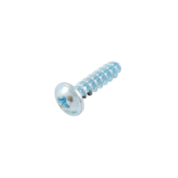 Plastic screw 5.0 x 20 blue galvanised