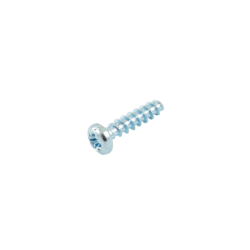 Plastic screw 4.0 x 16 blue galvanised