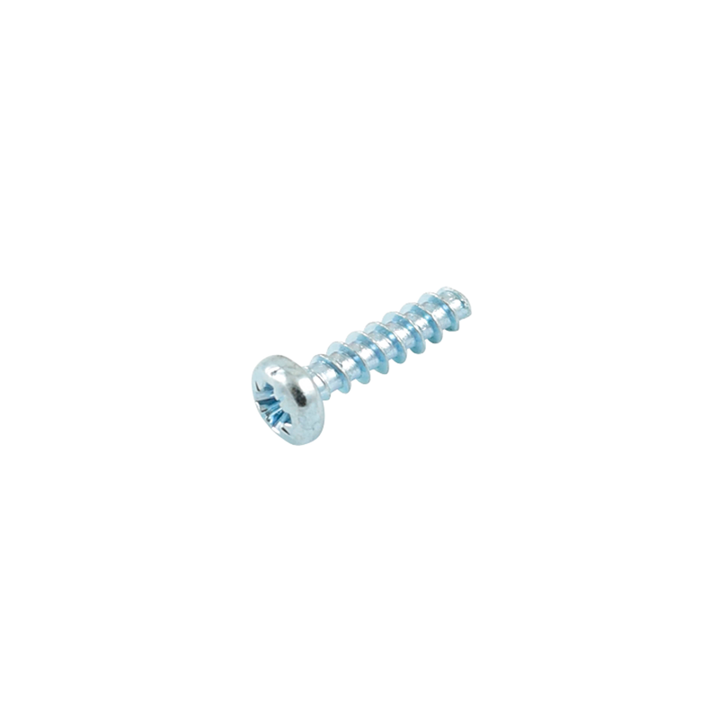 Plastic screw 4.0 x 16 blue galvanised