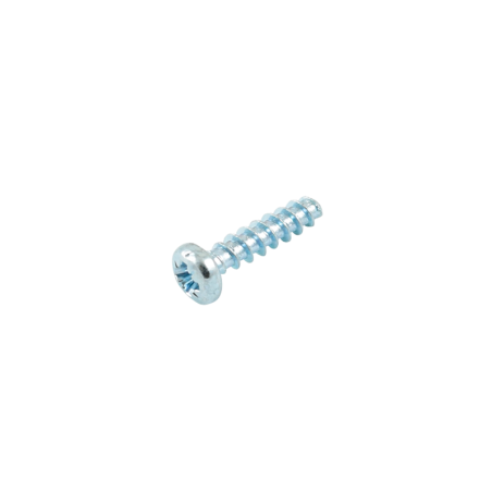 Plastic screw 4.0 x 16 blue galvanised