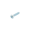 Plastic screw 6.0 x 30 blue galvanised