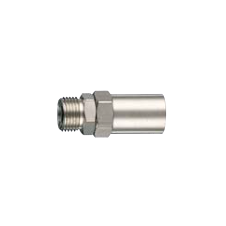Conector De Rosca Macho De Grande Tamanho Com Luva Para Mangueira De Borracha 28/B 3/8 M ø 13 x 23 mm ANi